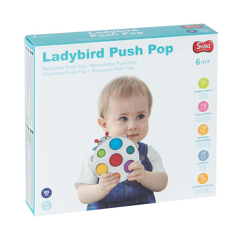 Smiki, Buburuza senzoriala, Push Pop, jucarie interactiva