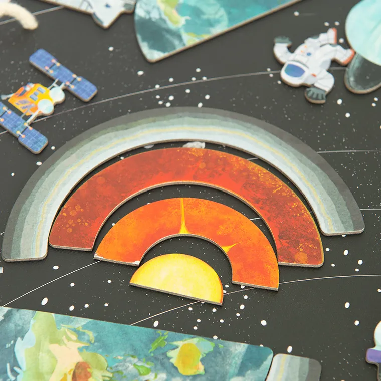 Smiki, Bufnita inteleapta, Sistemul solar, puzzle magnetic