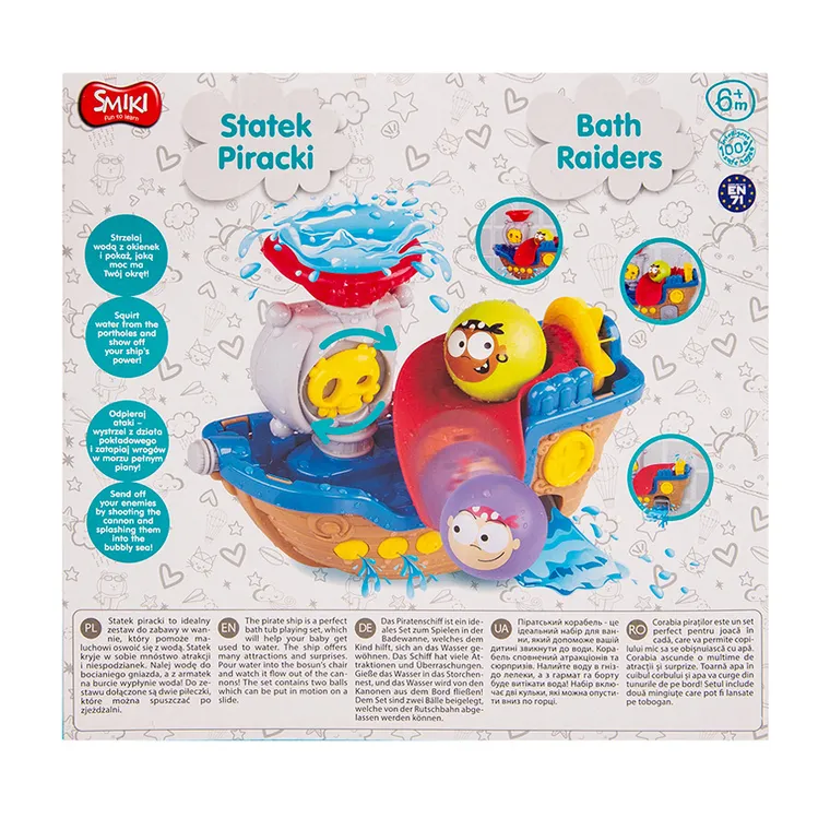 Smiki, Corabie de pirati, jucarie de baie