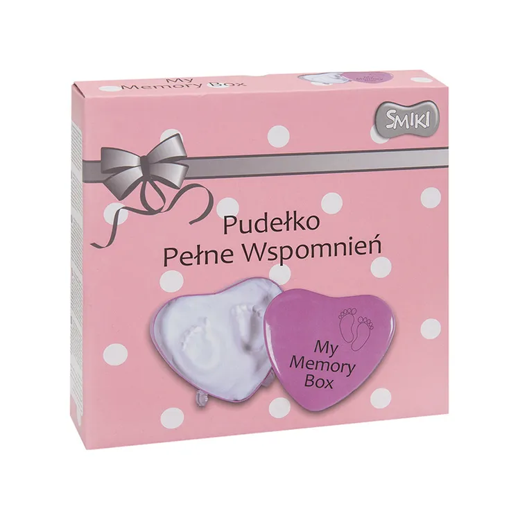 Smiki, Cutiuta plina de amintiri, set cu argila, roz