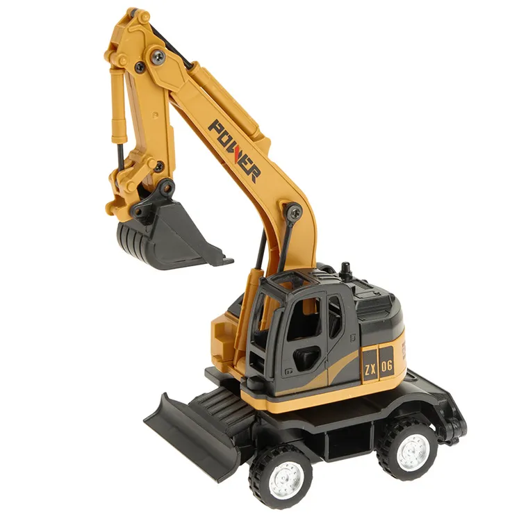 Smiki, Excavator, vehicul, galben