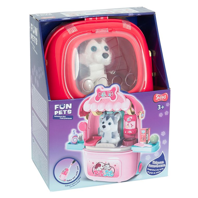 Smiki, Fun Pets, Catelusul calator, troller cu jucarie de plus