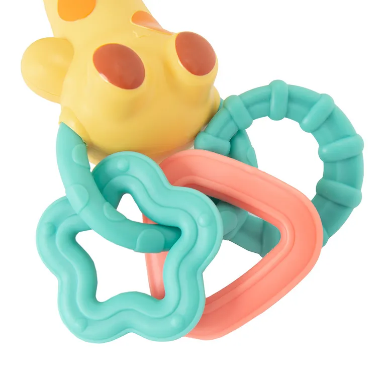 Smiki, Girafa, jucarie zornaitoare muzicala cu element de dentitie, galben