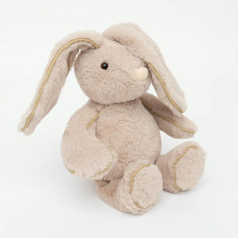 Smiki, Iepuras, jucarie de plus, bej, 24 cm