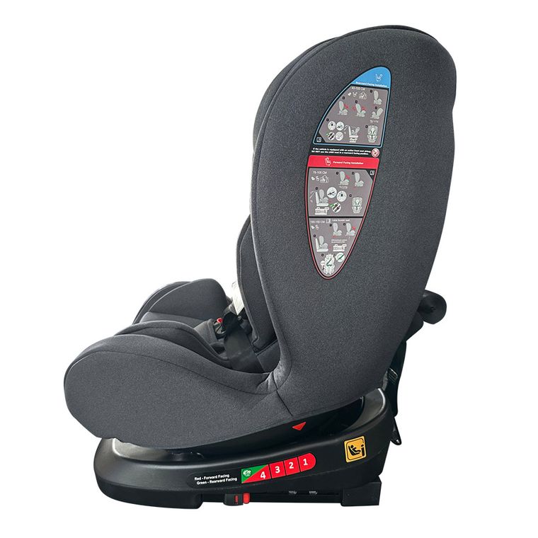 Smiki, Little Adventurer, i-Trip, scaun auto, iSize, gri, 40-150 cm