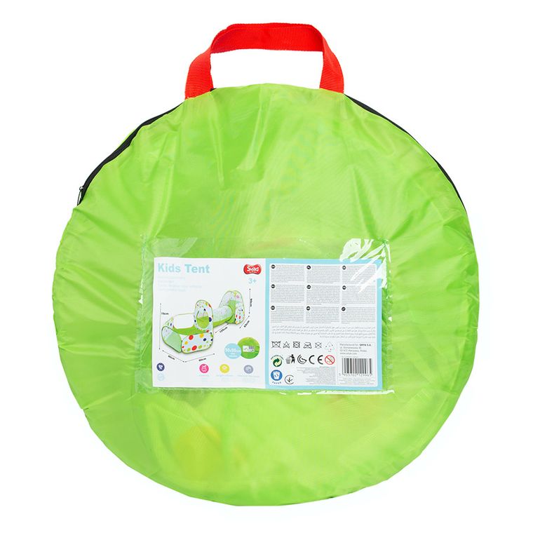 Smiki, Loc de joaca, cort, bazin pentru bile cu tunel