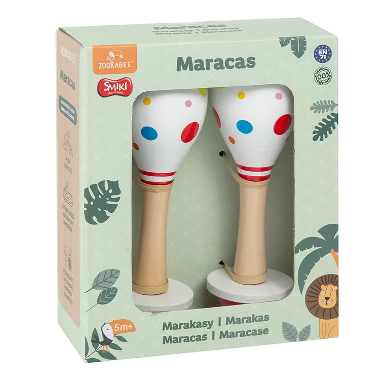 Smiki, Maracase din lemn, instrument muzical