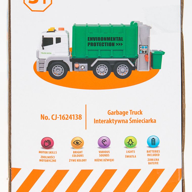 Smiki, Masinuta de gunoi, vehicul cu lumini si sunete