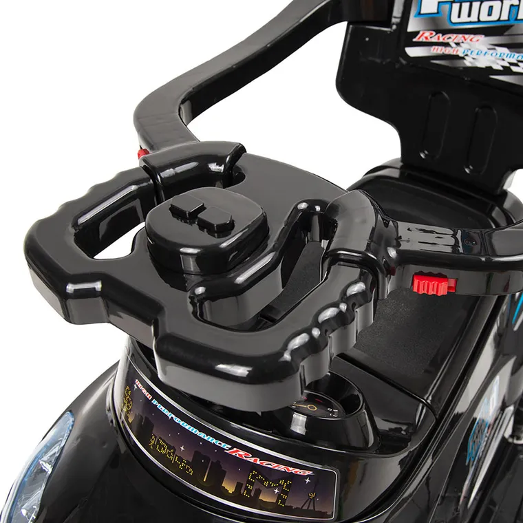 Smiki, Masinuta fara pedale cu maner, negru