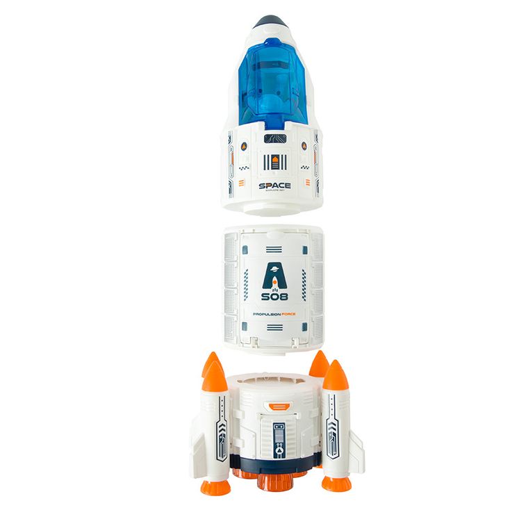 Smiki, nava spatiala cu aburi, set cu figurine