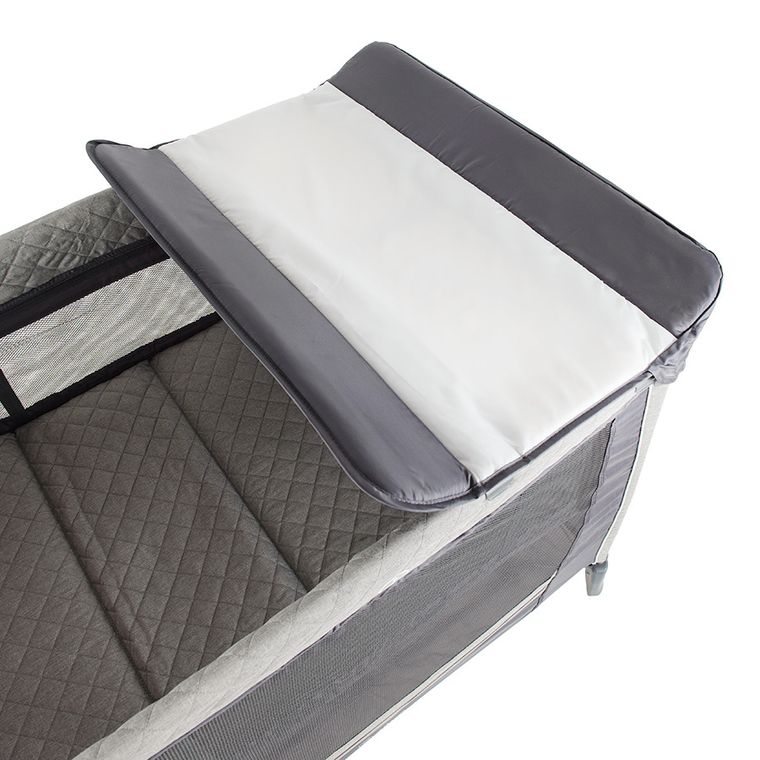 Smiki, patut de voiaj cu saltea de infasat, gri