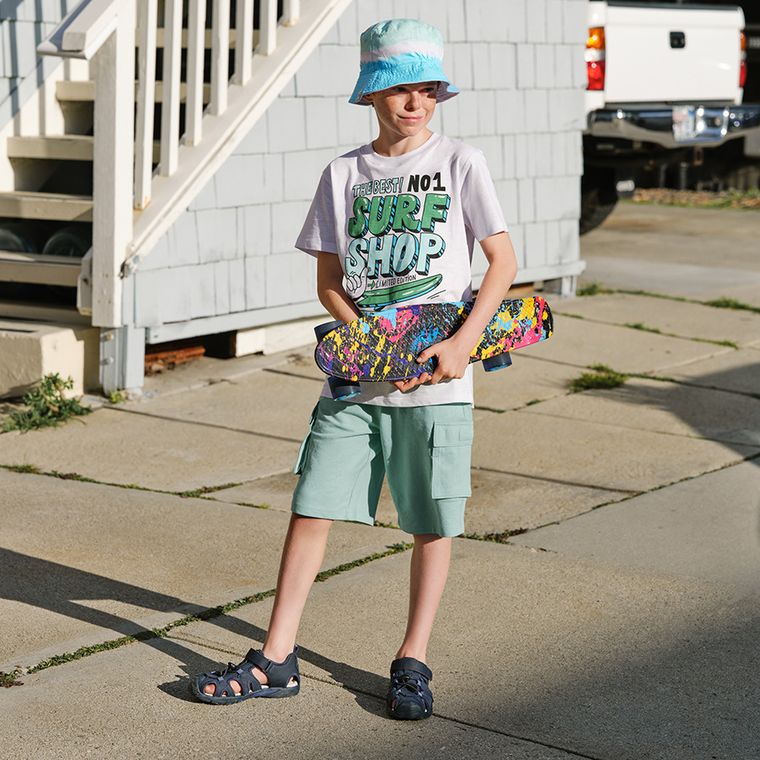 Smiki, placa skateboard de tip fish, mix
