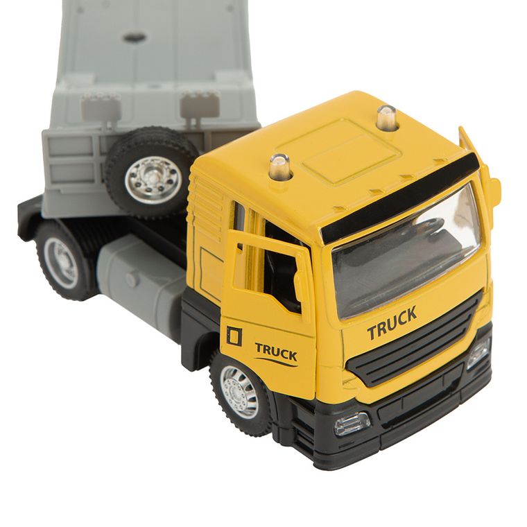Smiki, Platforma cu excavator, set de vehicule, 1:32