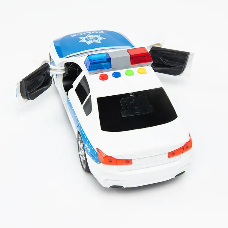 Smiki, Politia, vehicul cu lumini si sunete, 1:16