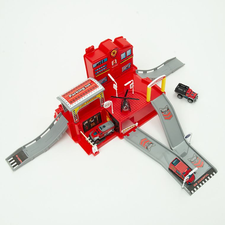 Smiki, Pompieri, garaj cu vehicule