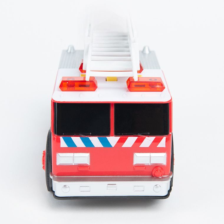 Smiki, Pompieri, vehicul cu lumini si sunete, 18 cm