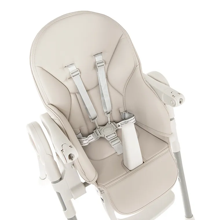 Smiki, scaun de masa bebe, bej deschis