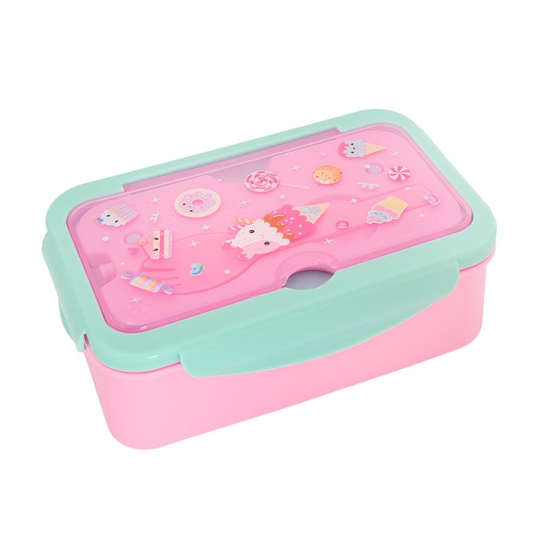 Smiki, set mic-dejun cu accesorii, caserola + sticla