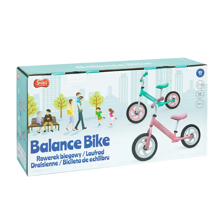Smiki, Speedy, bicicleta de echilibru, roz