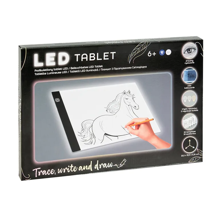 Smiki, tableta pentru desen cu lumini LED