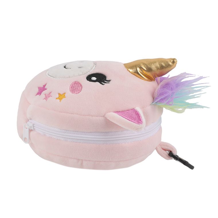 Smiki, Unicorn, set de accesorii, perna de calatorie + masca de ochi