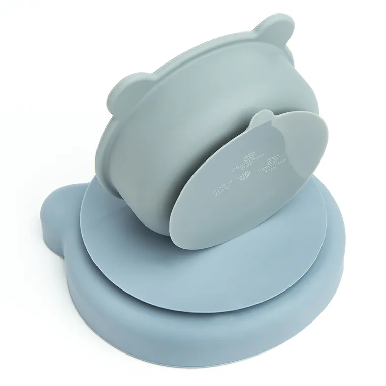 Smiki, Very Bunny, set de vase din silicon, albastru