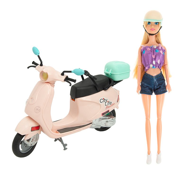 Smiki, Viki, papusa cu scuter si accesorii