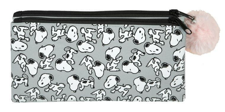 Snoopy, penar etui, gri