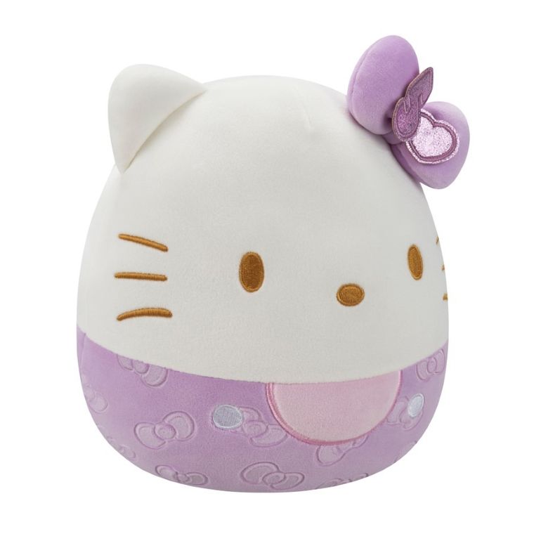 Squishmallows, Hello Kitty, jucarie de plus, editie speciala, violet, 20 cm