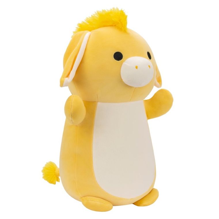 Squishmallows, HugMees, Medium Plush, Gavyn Yellow Donkey, jucarie de plus, 25 cm