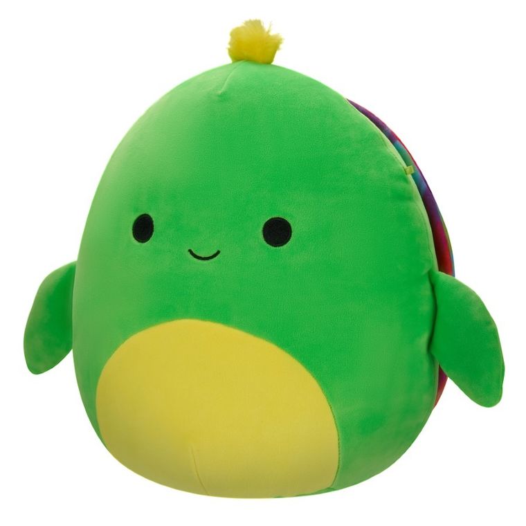 Squishmallows, Lars, Neon Green Turtle, jucarie de plus, 30 cm