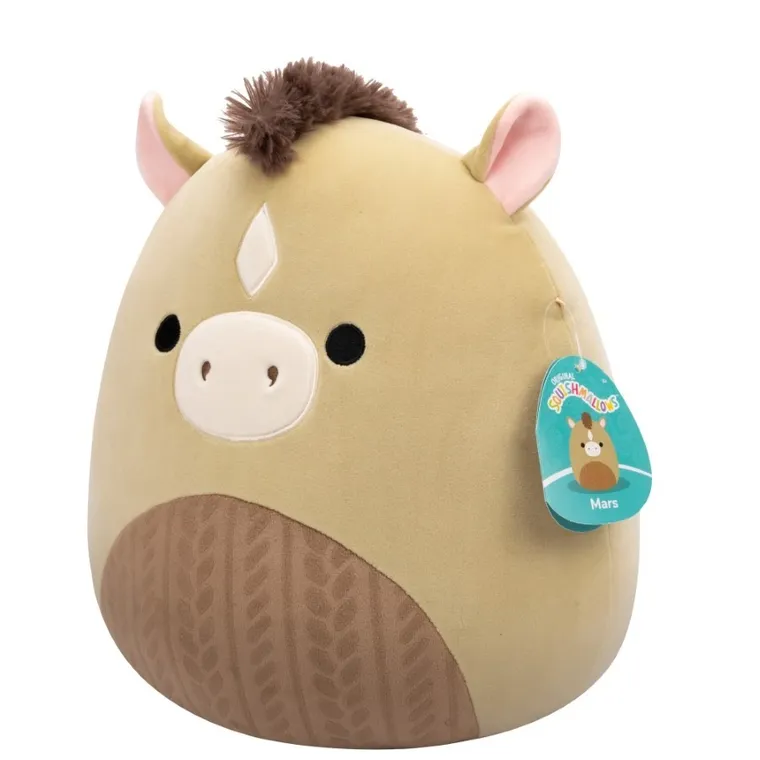 Squishmallows, Medium Plush, Olive Horse, jucarie de plus, 30 cm