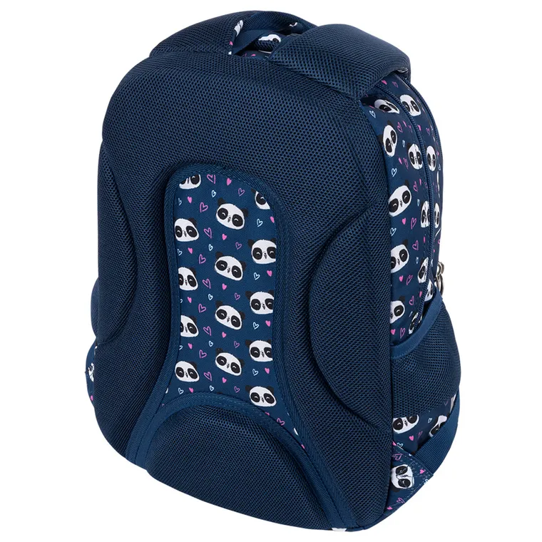 St.Right, rucsac cu 3 compartimente, Love Panda