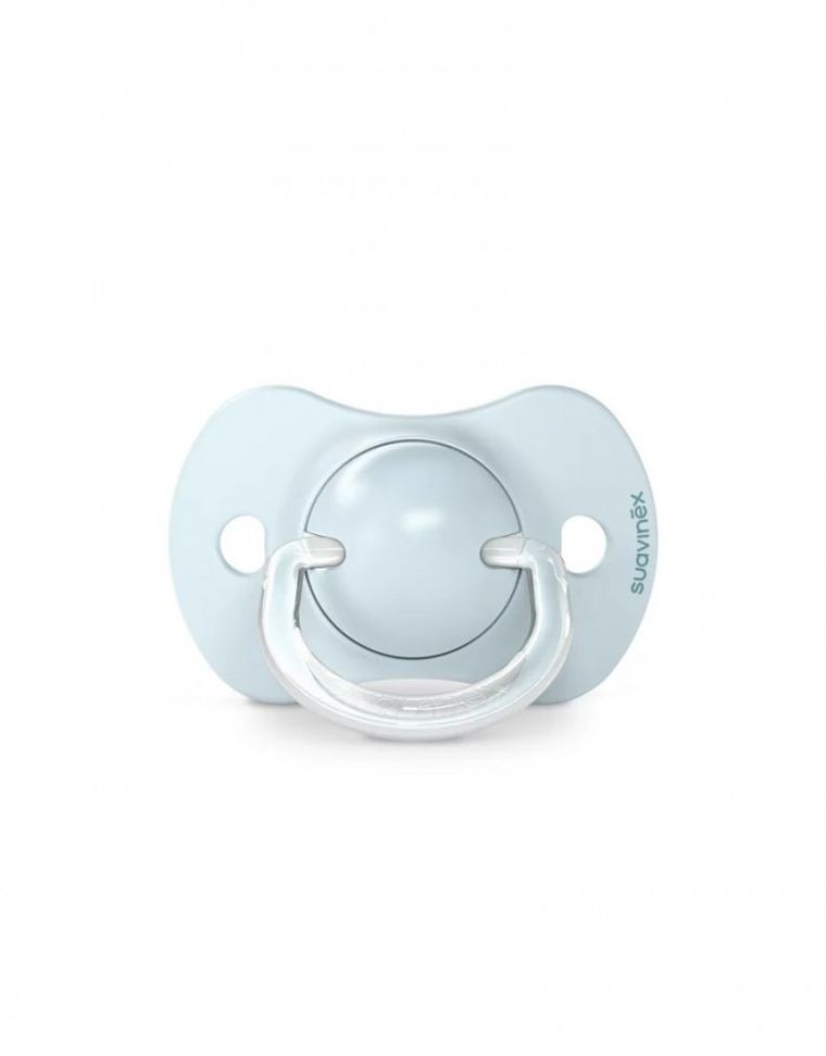 Suvainex, Dreams, suzeta fiziologica SX Pro din silicon, 2 buc., 0-6 luni, albastru