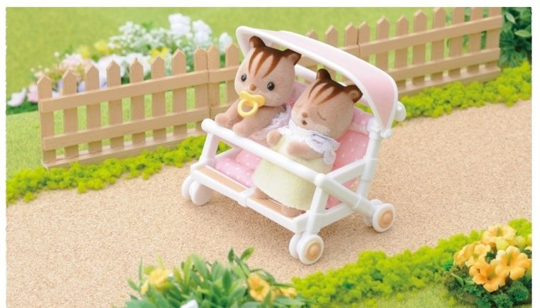 Sylvanian Families, Carucior dublu, 4533