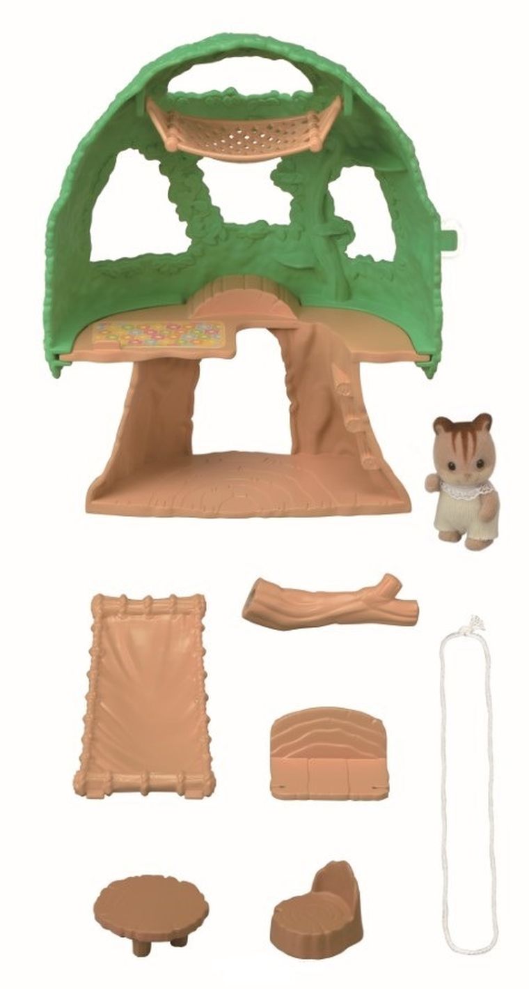 Sylvanian Families, Casuta in copac la gradinita cu figurina, 5318