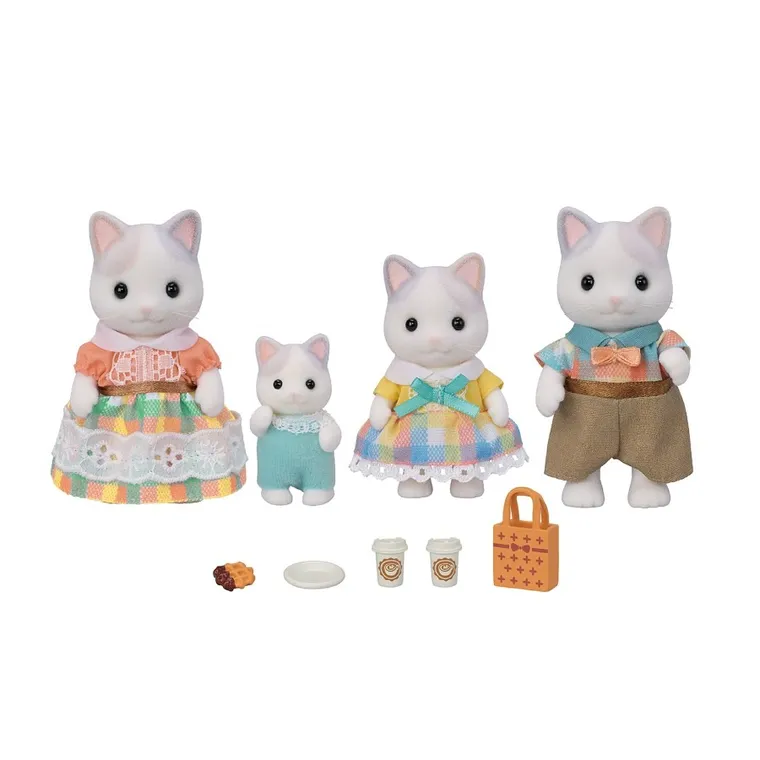 Sylvanian Families, Familia de pisicute, set de figurine, 5738