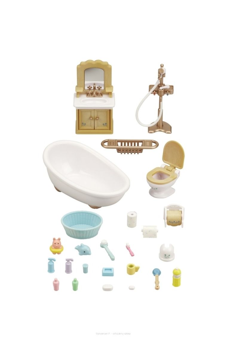 Sylvanian Families, Set de baie in stil rustic, 5286