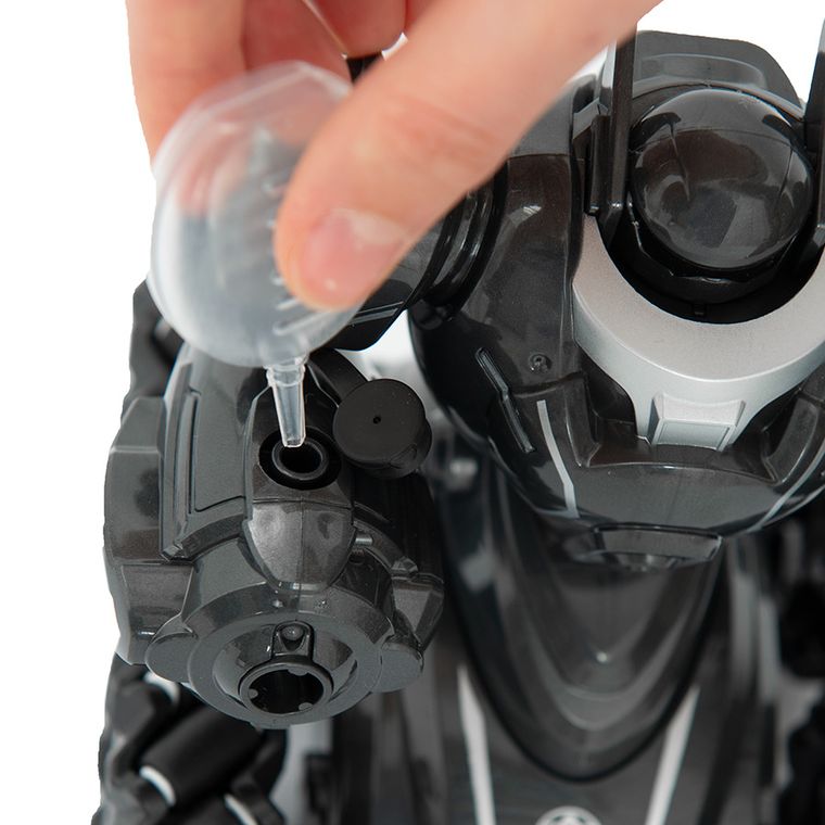 Tech-Bot, robot cu functie de aburi, jucarie cu telecomanda