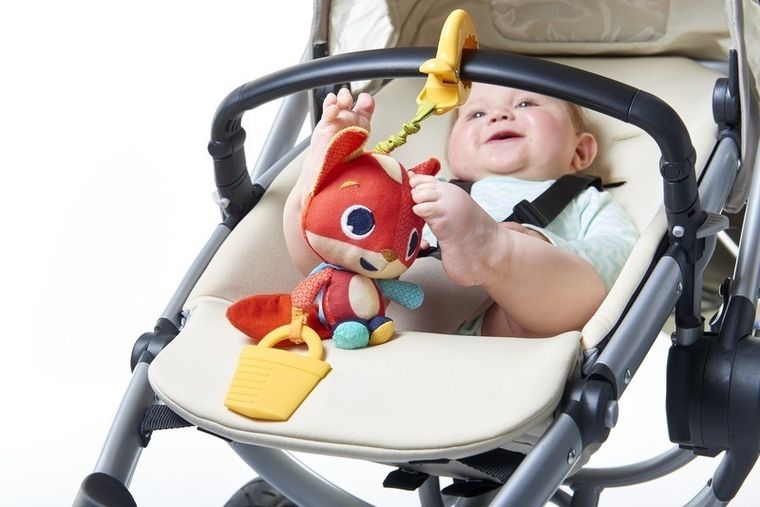 Tiny Love, Tiny Smarts, Vulpita Christopher, jucarie vibranta cu agatatoare