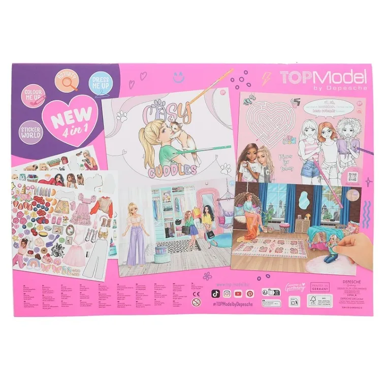Top Model, Summer Feeling, Activity Book, carte de colorat XXL