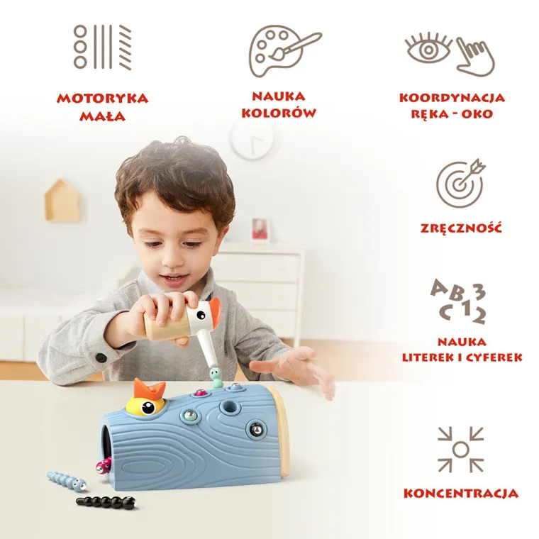 Topbright, Joc de indemanare Hraneste Pasarea Prinde Viermele, 24 luni