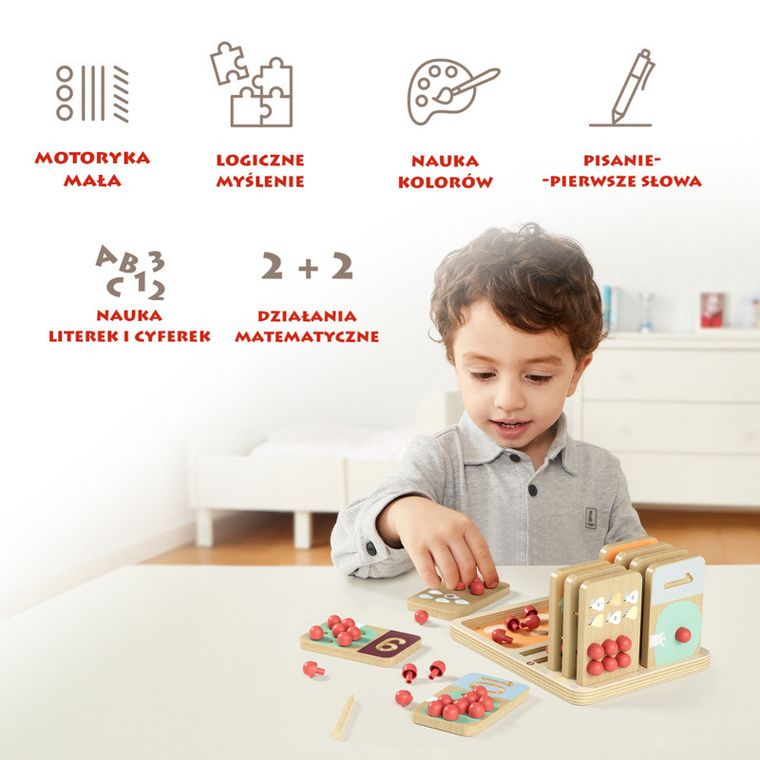 Topbright, Jucarie educativa pentru invatat numaratul fructelor, 36 luni
