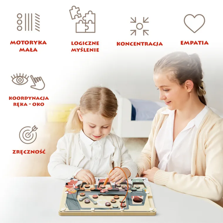 Topbright, Puzzle magnetic Sortarea gunoiului, 36 luni