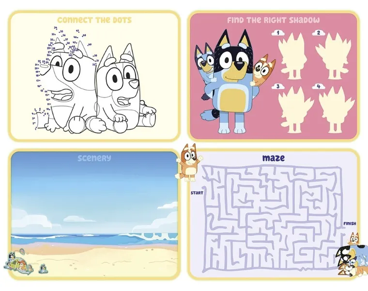 Totum, Bluey, set mare de stickere, 300 elemente