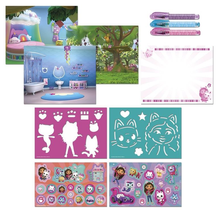 Totum, Casa de papusi a lui Gabi, Designer Activity Book, set creativ