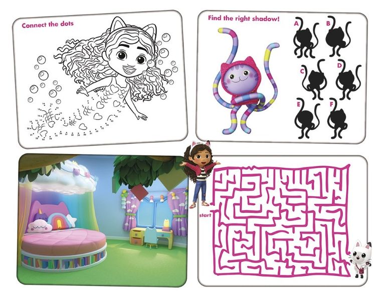 Totum, Casa de papusi a lui Gabi, set mare de stickere, 300 elemente