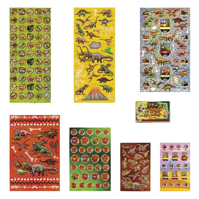 Totum, Dino, set mare de stickere, 300 elemente