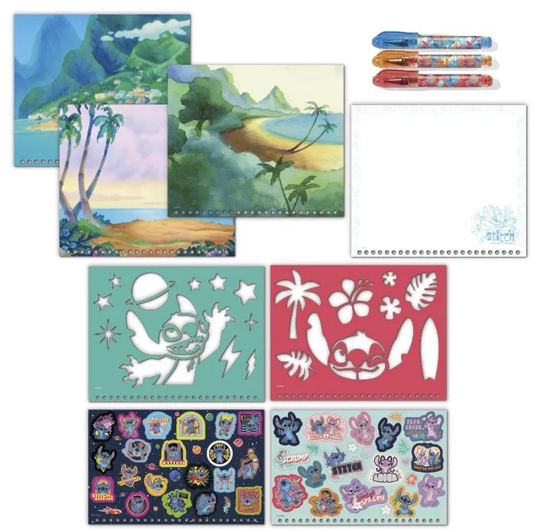 Totum, Lilo si Stitch, Designer Activity Pad, set creativ