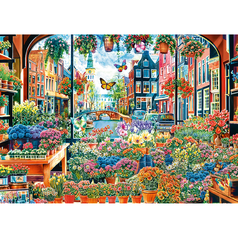 Trefl, Amsterdam, The Netherlands, puzzle, 2000 piese